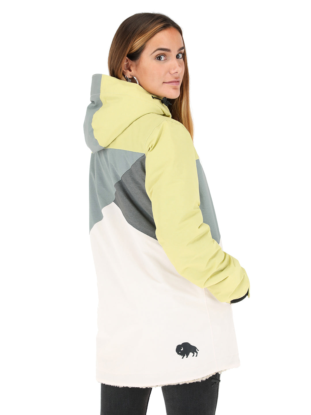 Chaqueta Camaleon 2 Mujer - Amarillo - Lana Jaspeado