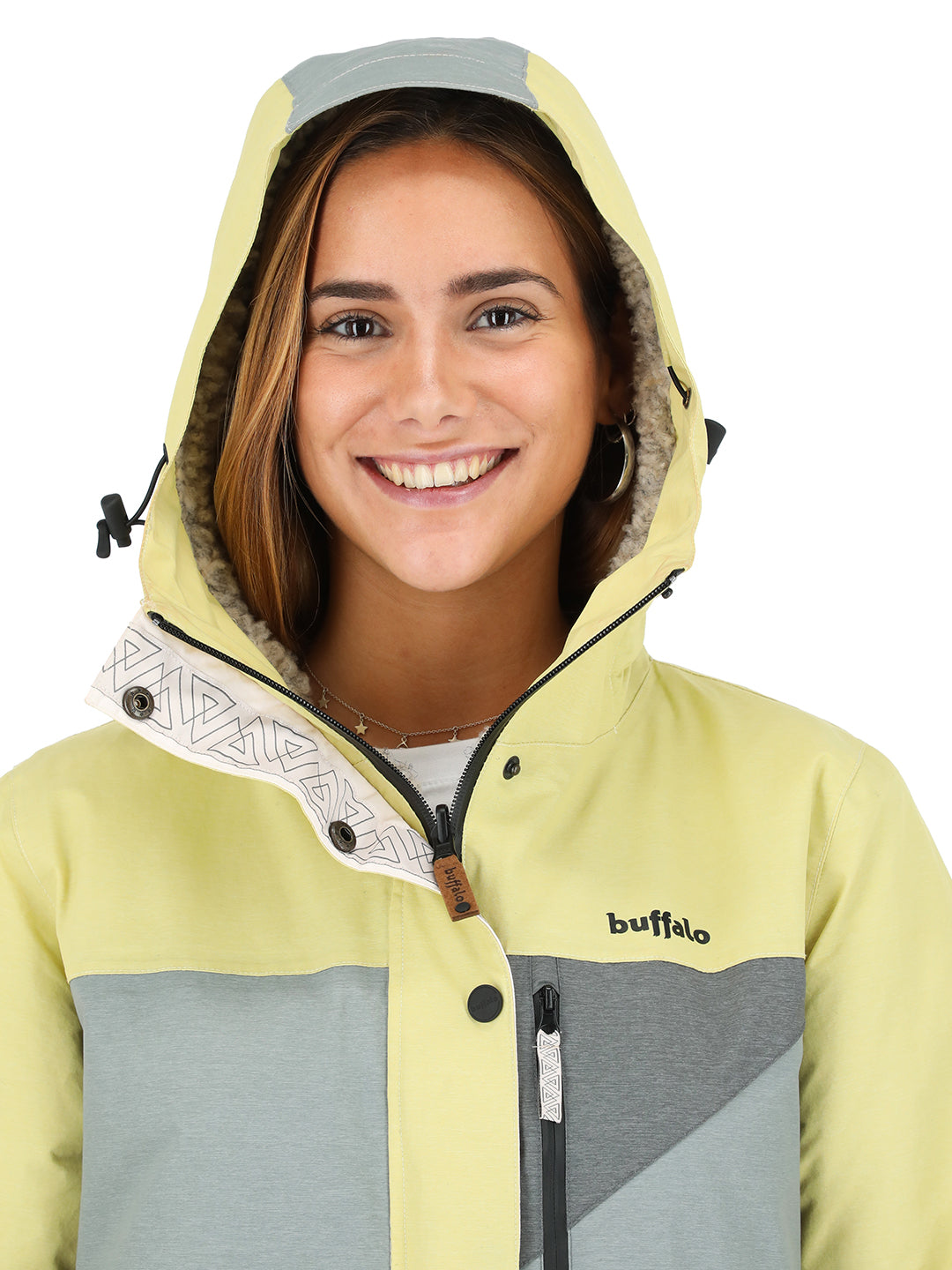 Chaqueta Camaleon 2 Mujer - Amarillo - Lana Jaspeado