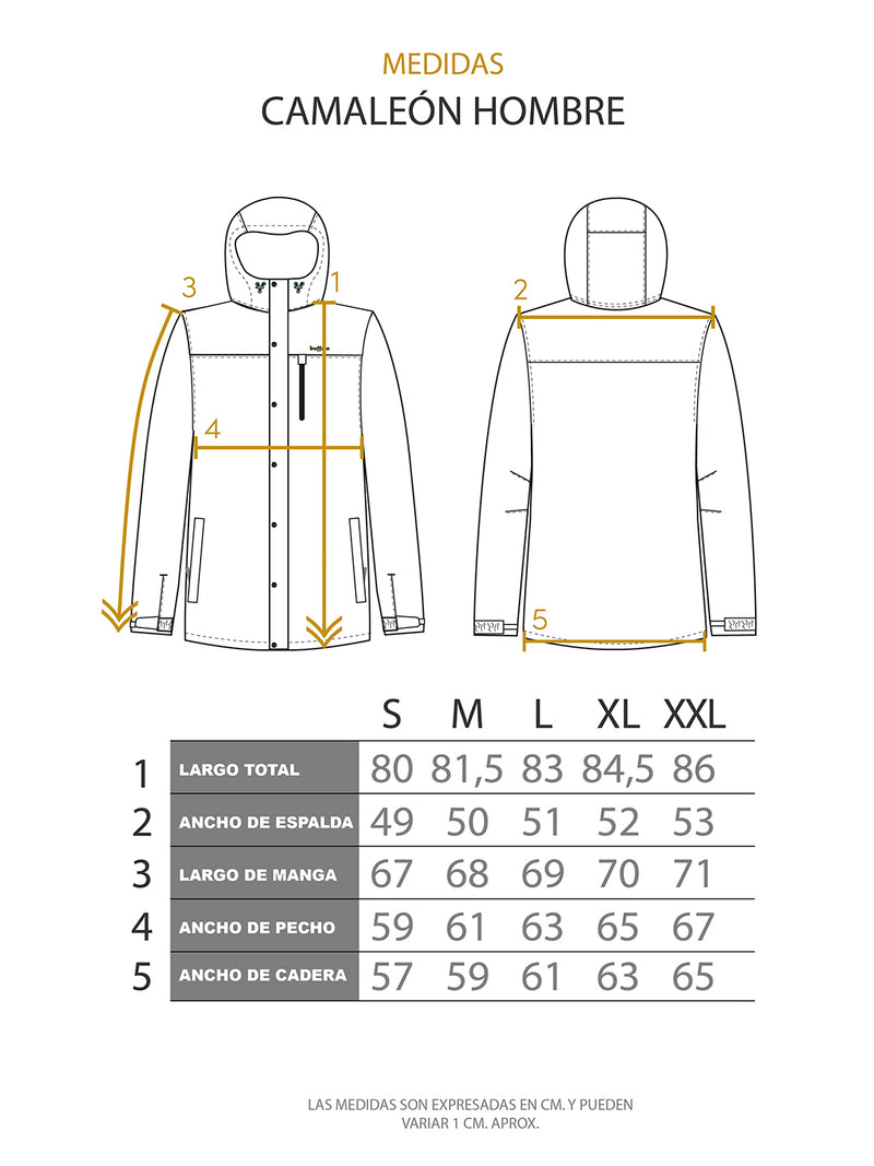 Última imagen de Parka Impermeable Reversible Camaleon 2 Hombre