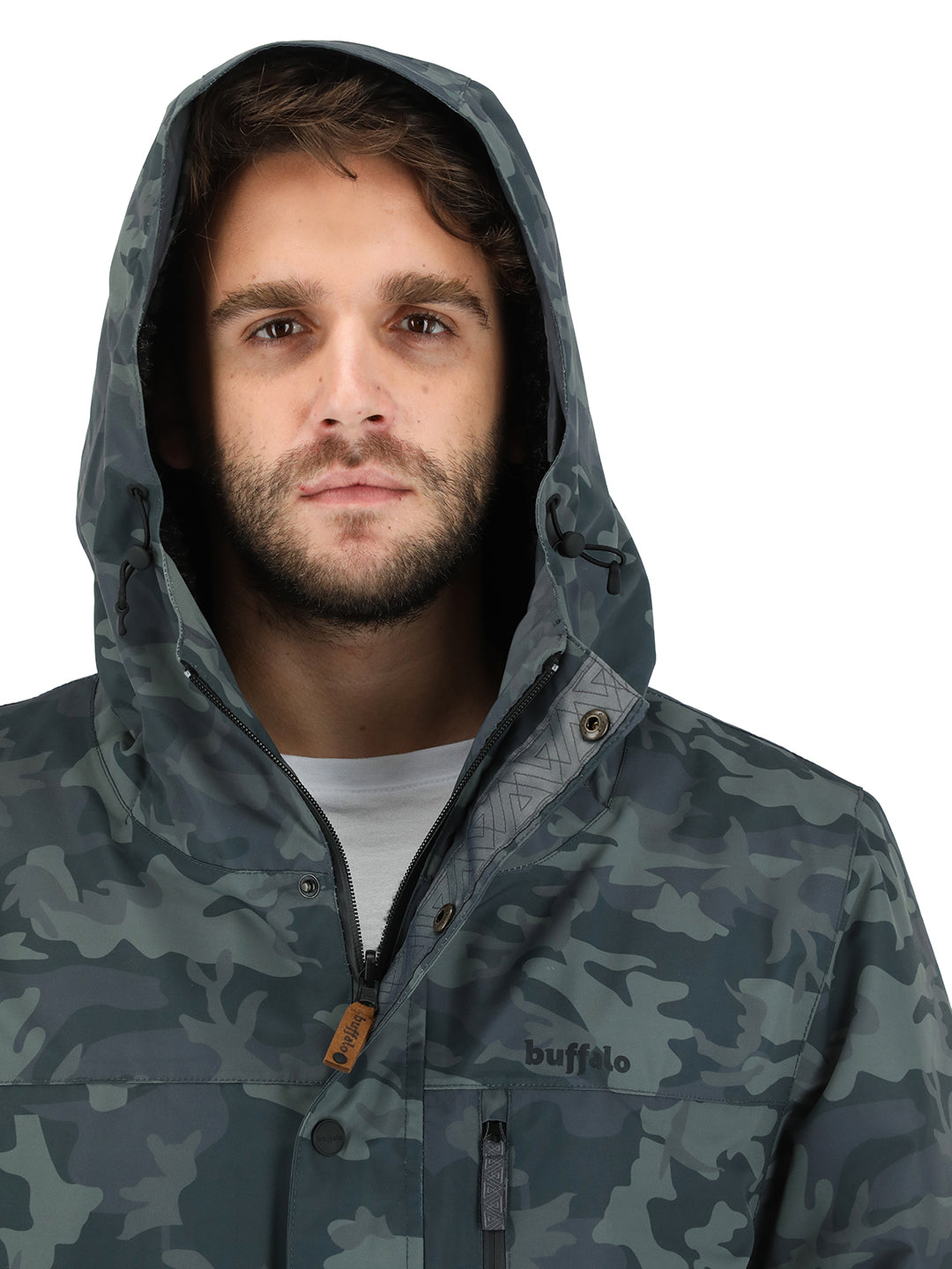 Chaqueta Camaleon 2 Hombre - Militar - Negro Jaspeado