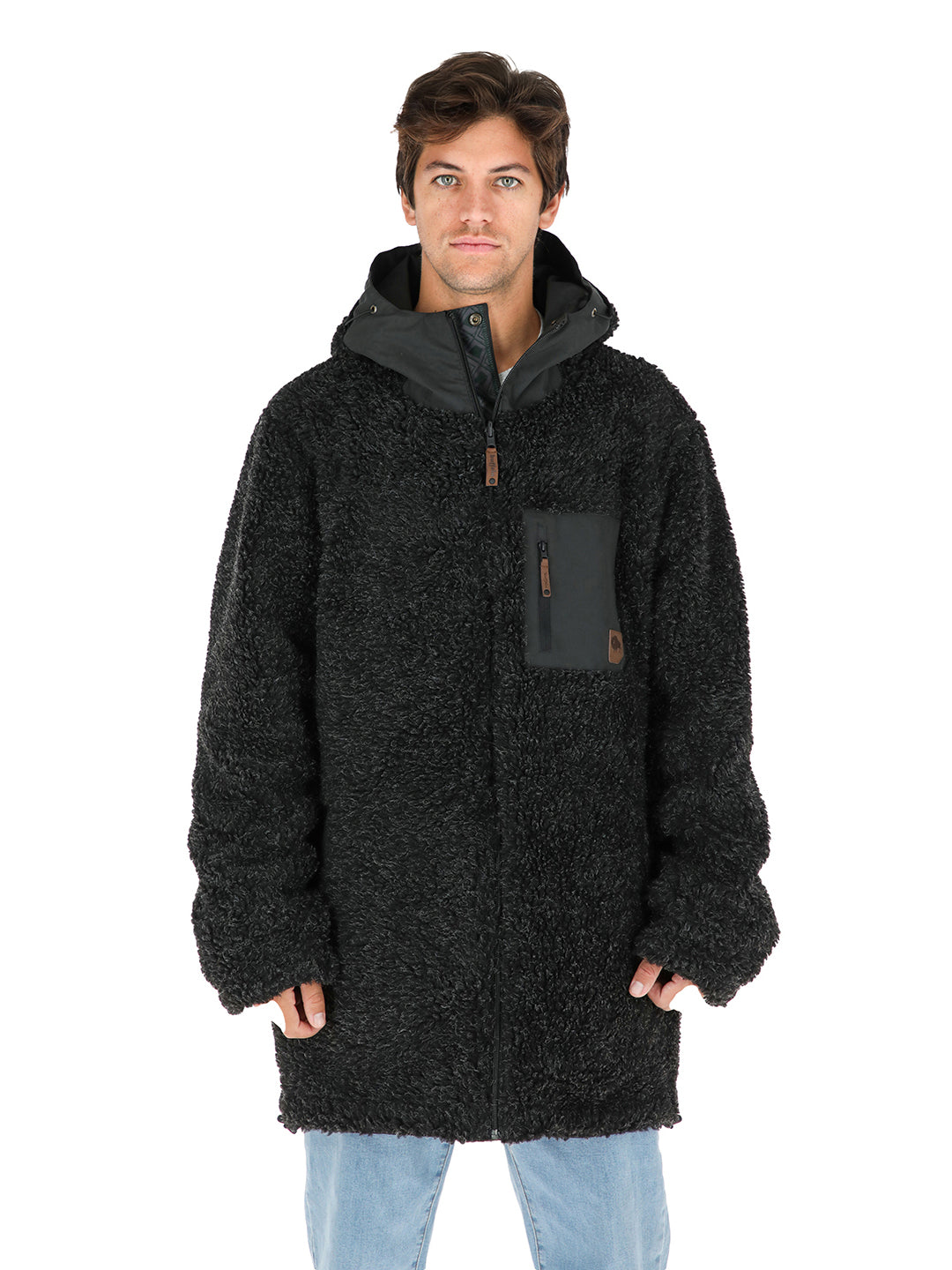 Chaqueta Camaleon Hombre - Negro - Negro Jaspeado