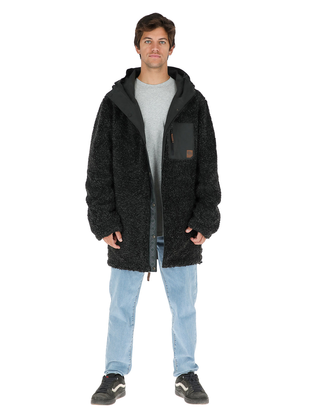 Chaqueta Camaleon Hombre - Negro - Negro Jaspeado