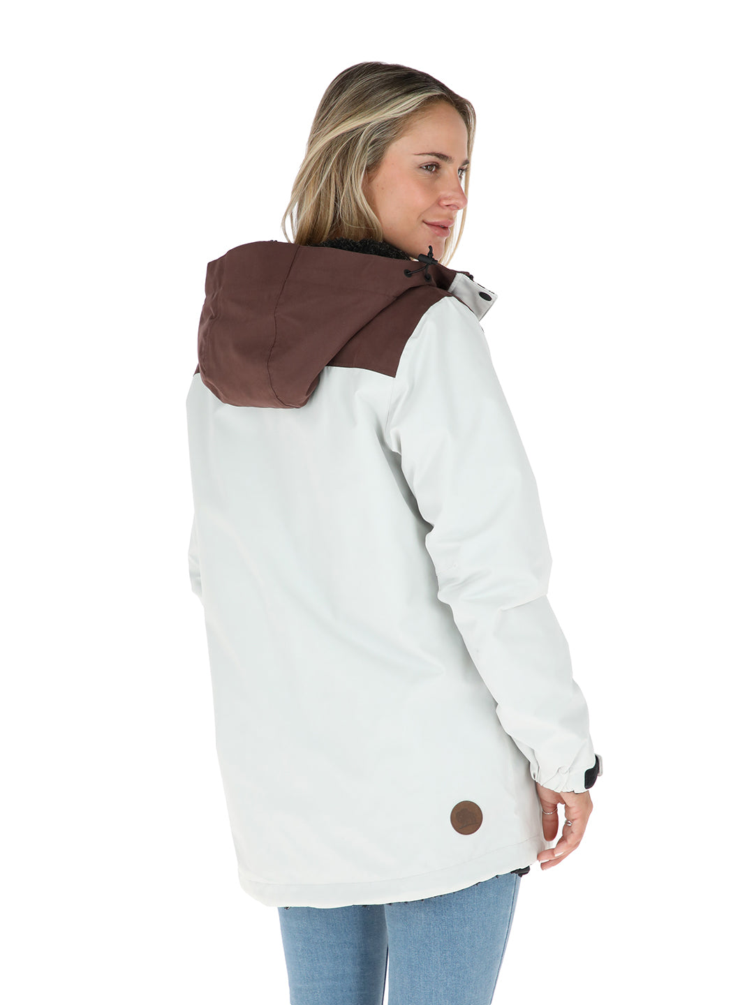 Chaqueta Camaleon Mujer - Crudo - Negro Jaspeado