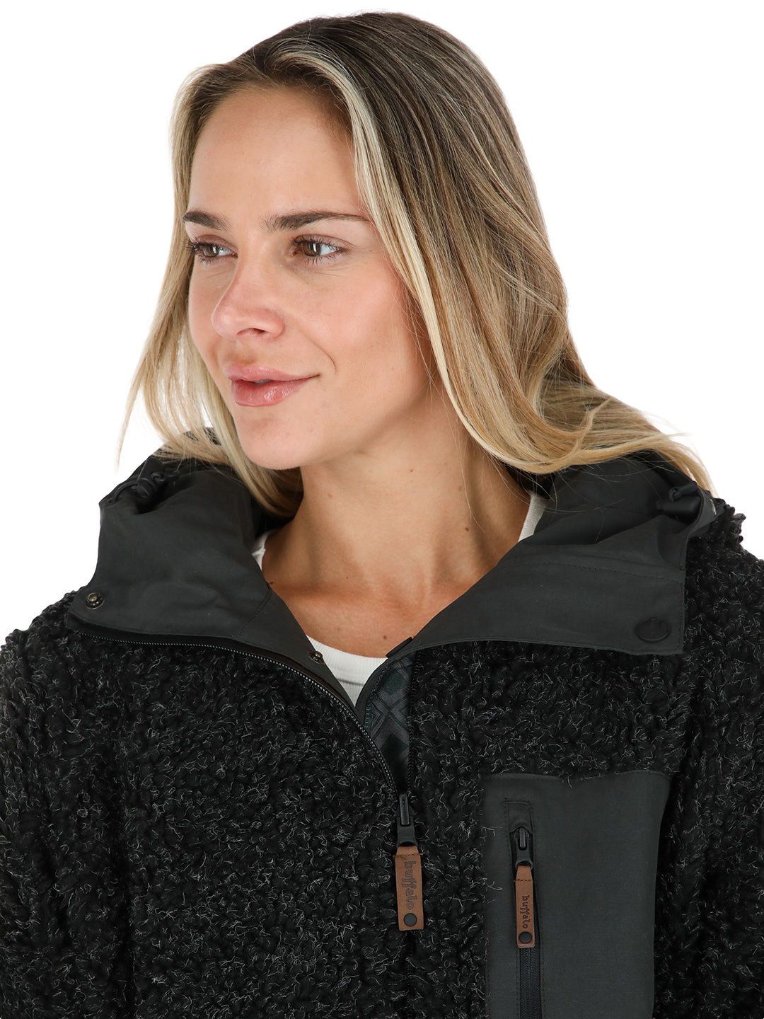 Chaqueta Camaleon Mujer - Negro - Negro Jaspeado