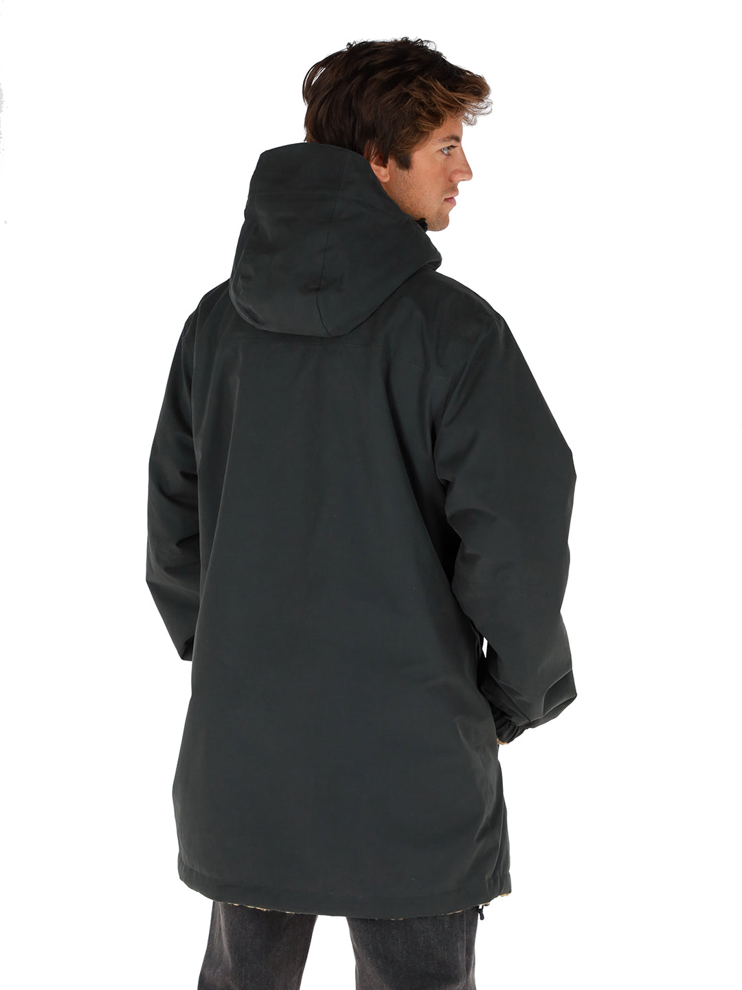 Chaqueta Camaleon Hombre - Negro - Mostaza Jaspeado