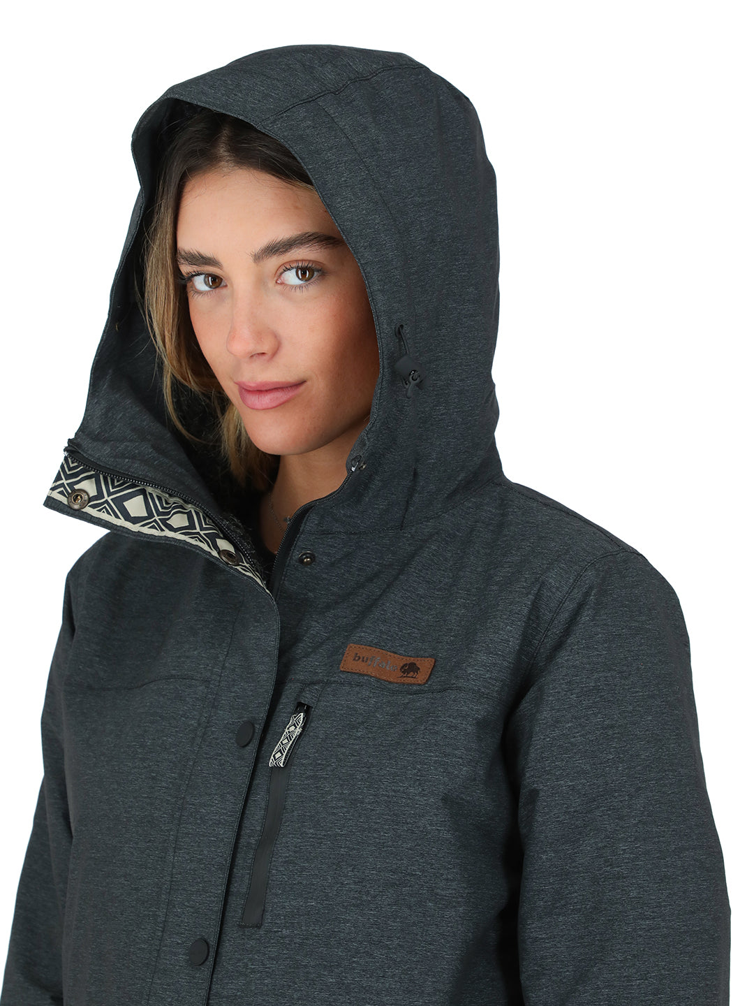 Chaqueta Camaleon Mujer - Negro - Negro Jaspeado