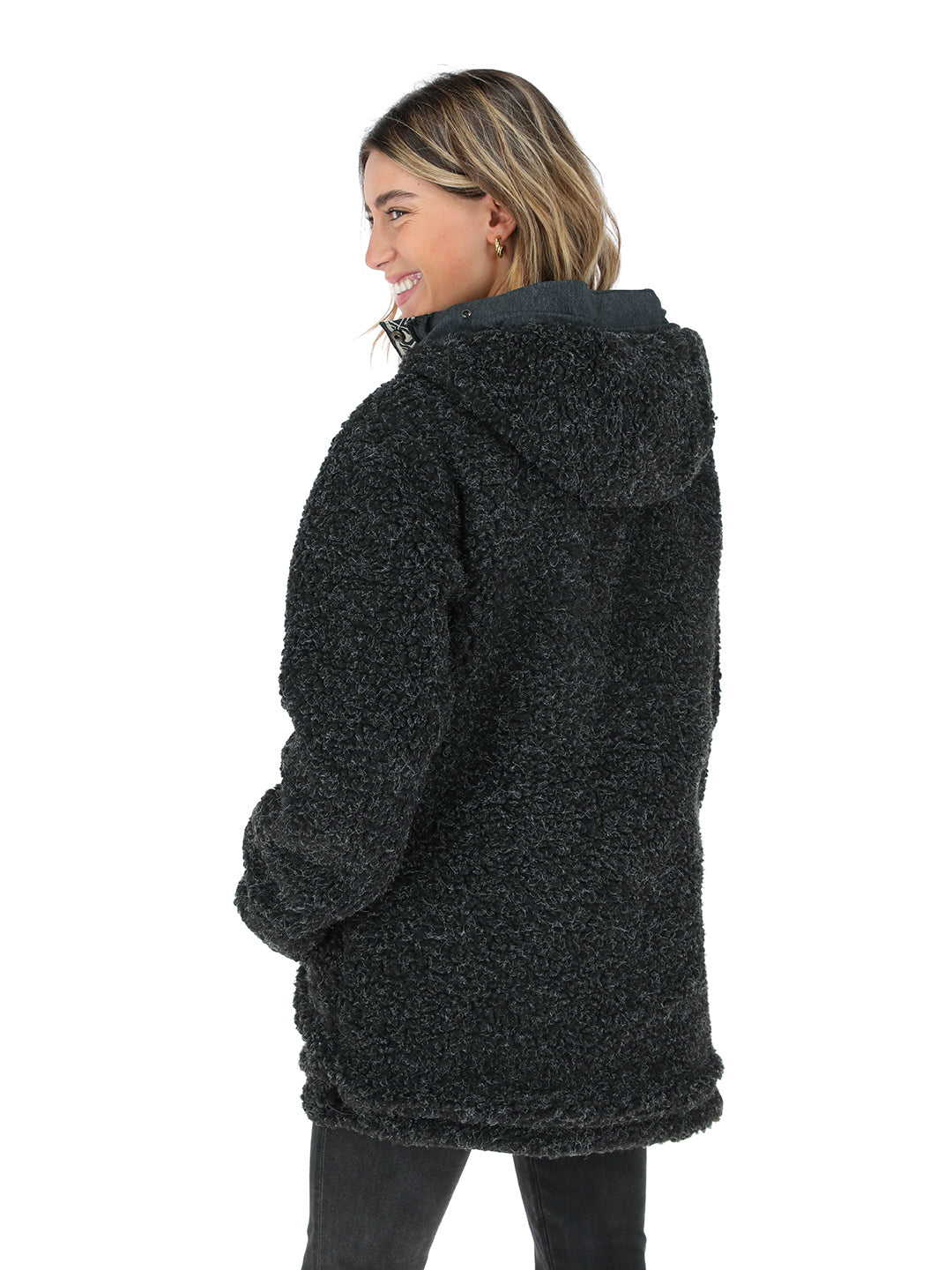 Chaqueta Camaleon Mujer - Negro - Negro Jaspeado