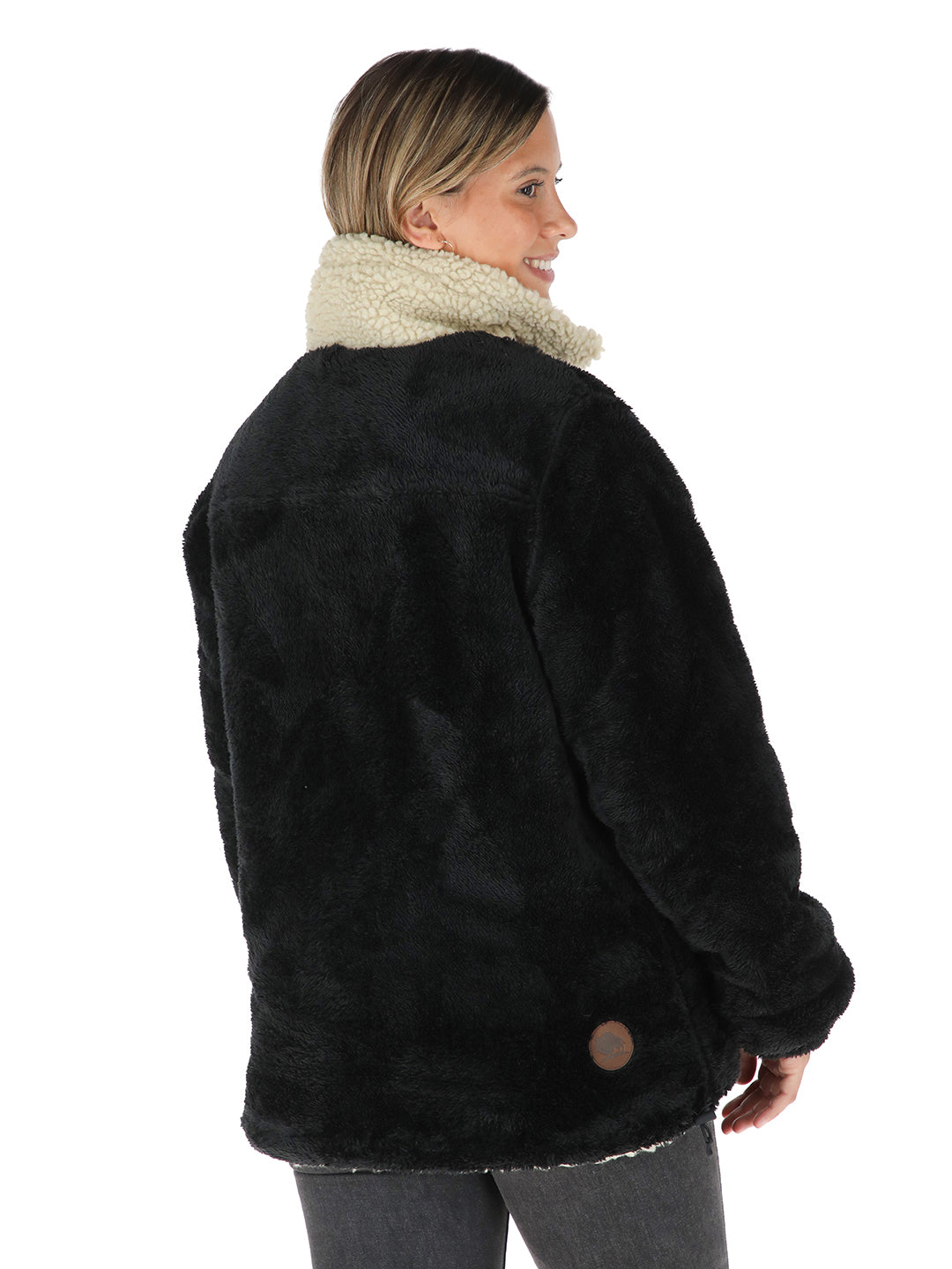 Chaqueta Chepu Mujer - Beige - Negro