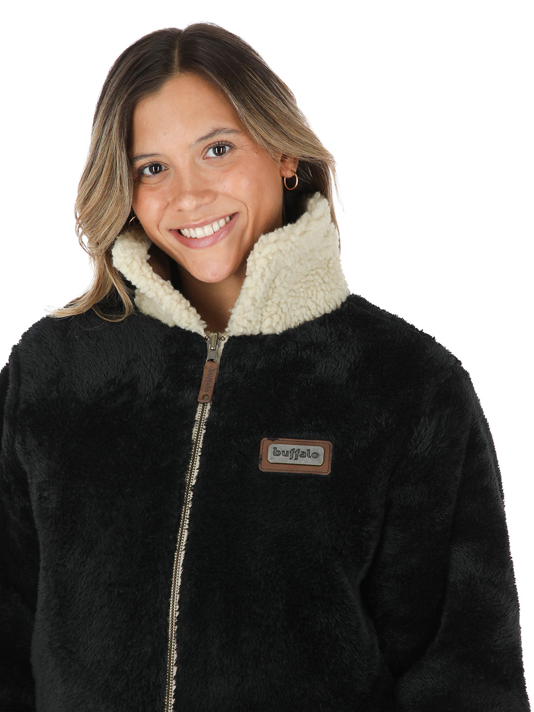 Chaqueta Chepu Mujer - Beige - Negro