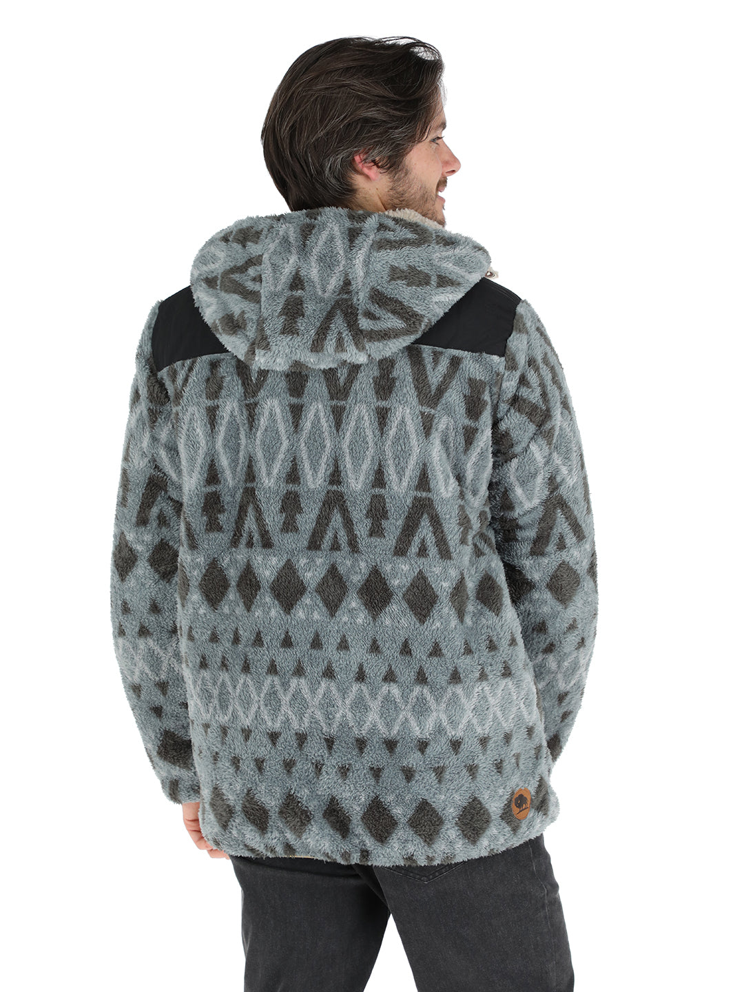 Chaqueta Chipodos Hombre - Lana Jaspeado - Diseño Gris