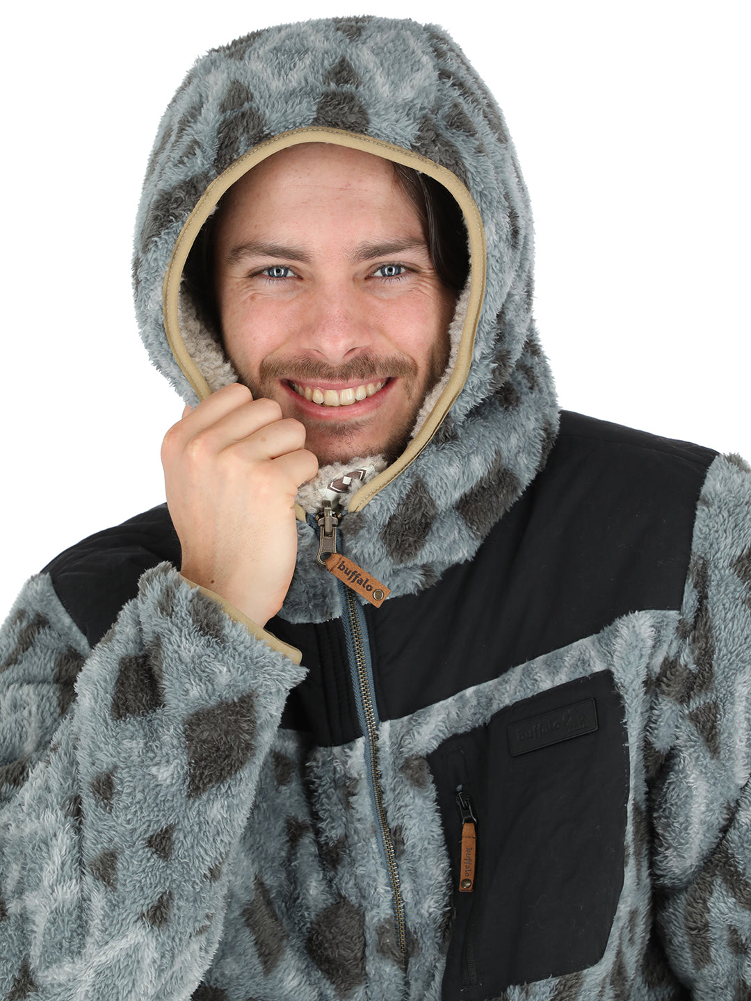 Chaqueta Chipodos Hombre - Lana Jaspeado - Diseño Gris