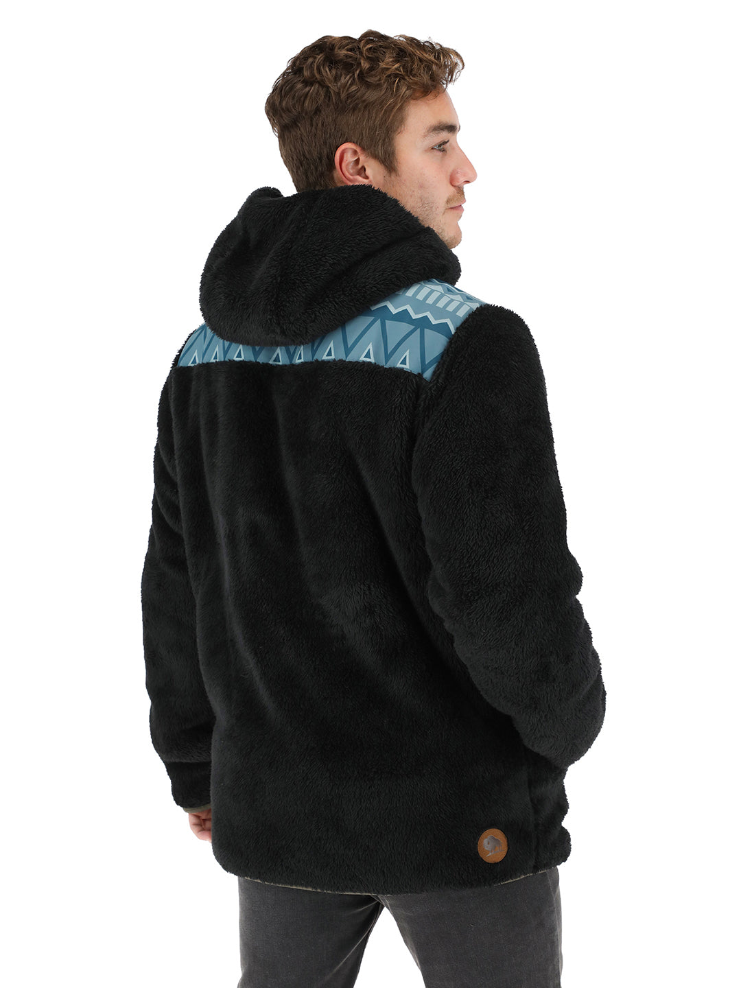 Chaqueta Chipodos Hombre - Mostaza - Negro Diseño Azul