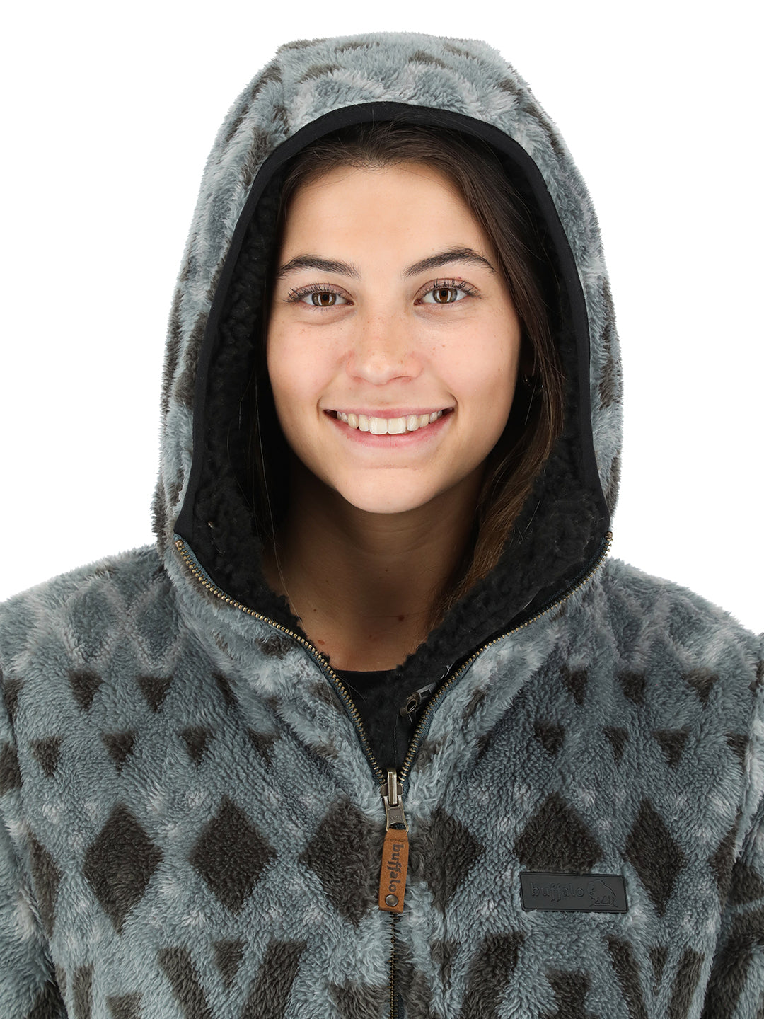 Chaqueta Chipodos Mujer - Negro - Diseño Gris