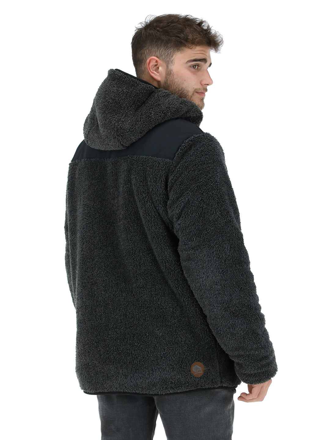 Chaqueta Chipodos Print Hombre - Negro - Marengo Jaspeado