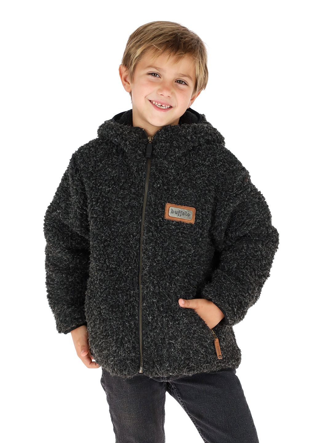 Chaqueta Chiporro Niños - Negro Jaspeado