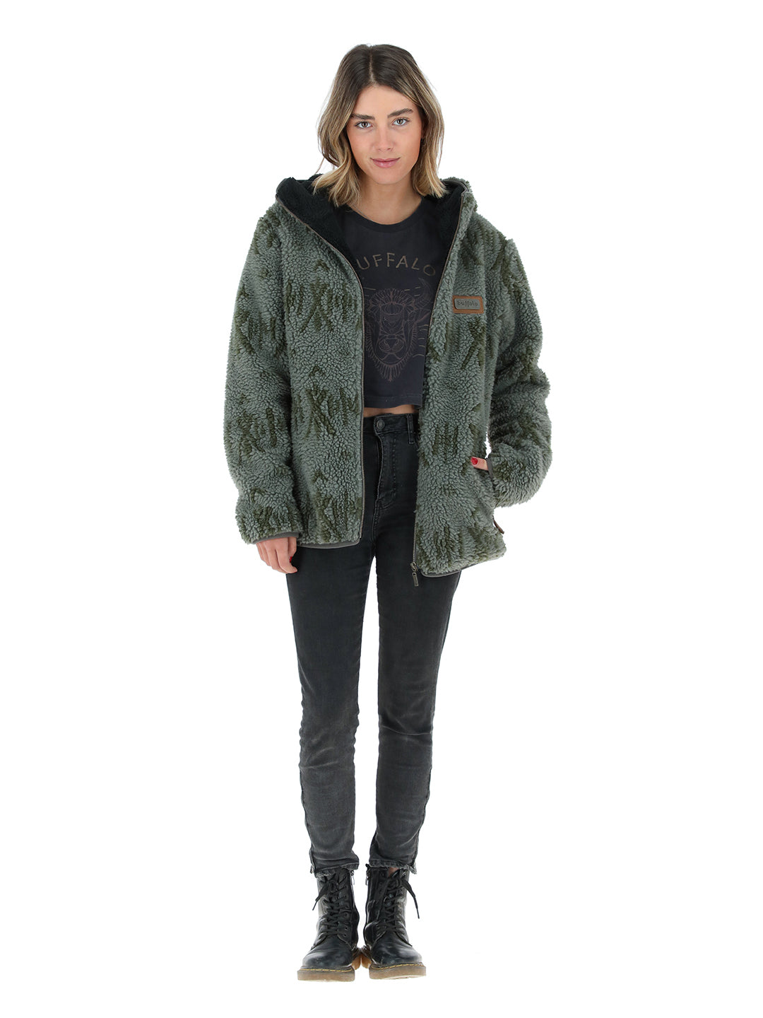 Chaqueta Chiporro Print Mujer - Verde