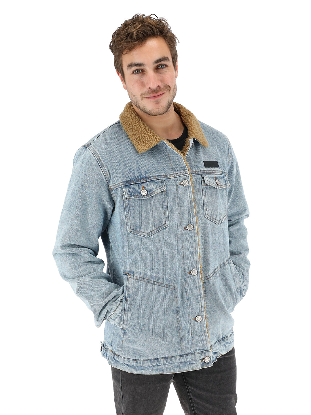 Chaqueta Foresta I2 Hombre - Celeste - Mostaza