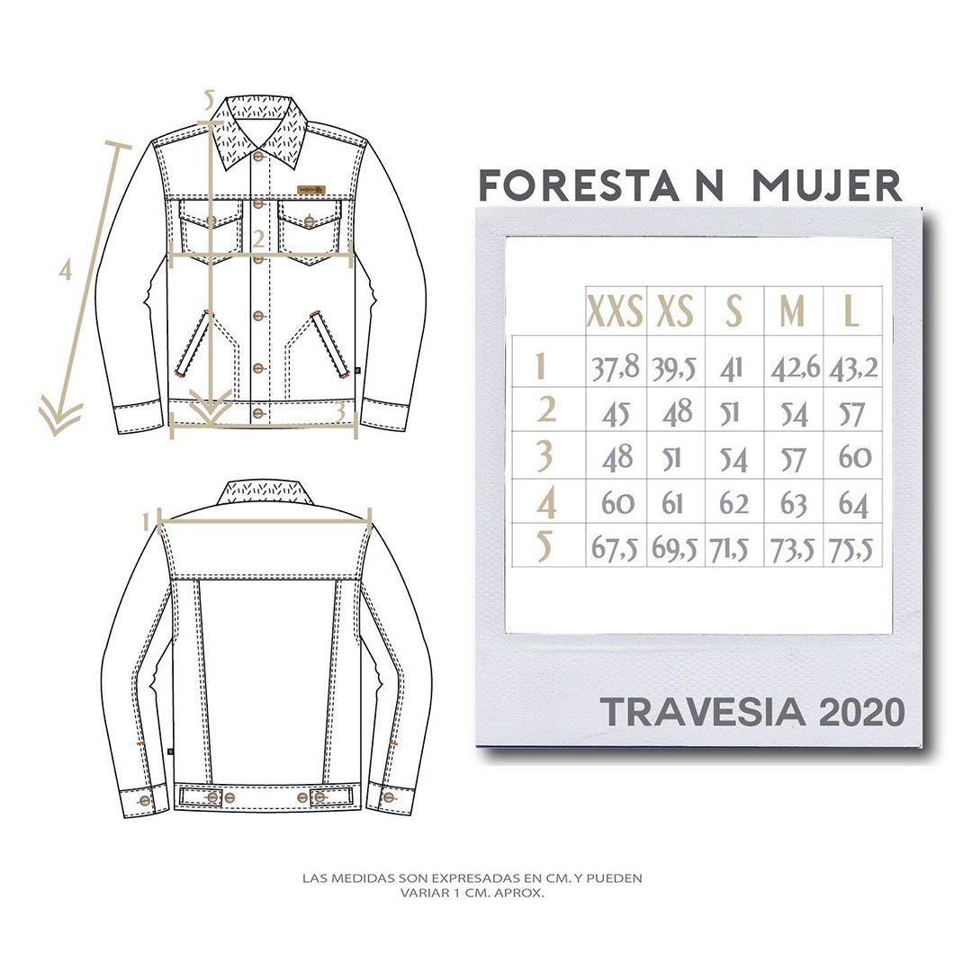 Chaqueta Foresta N Mujer - Negro - Negro Jaspeado