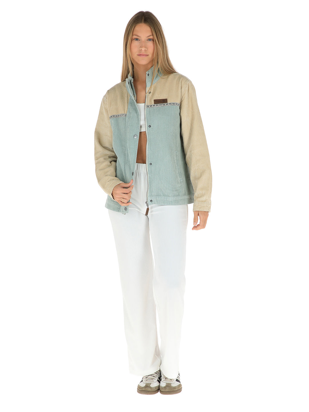 Chaqueta Teca Mujer - Celeste