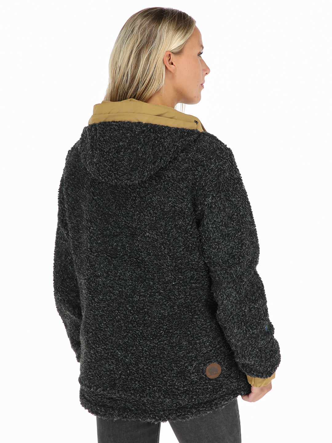 Chaqueta Tepu Mujer - Mostaza - Negro Jaspeado