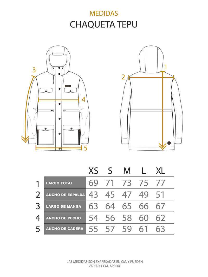Última imagen de Parka Impermeable Reversible Camaleon Tepu Mujer