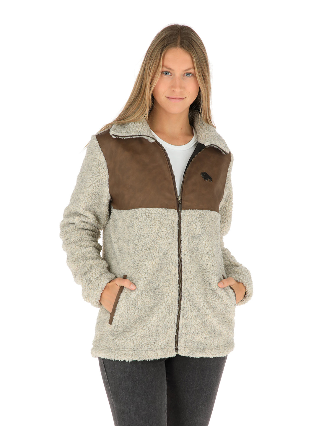 Chaqueta Terrain Mujer - Lana Jaspeado