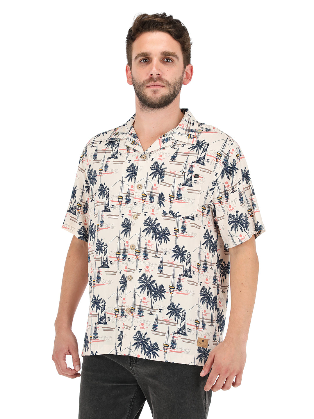 Guayabera Hombre - Beige