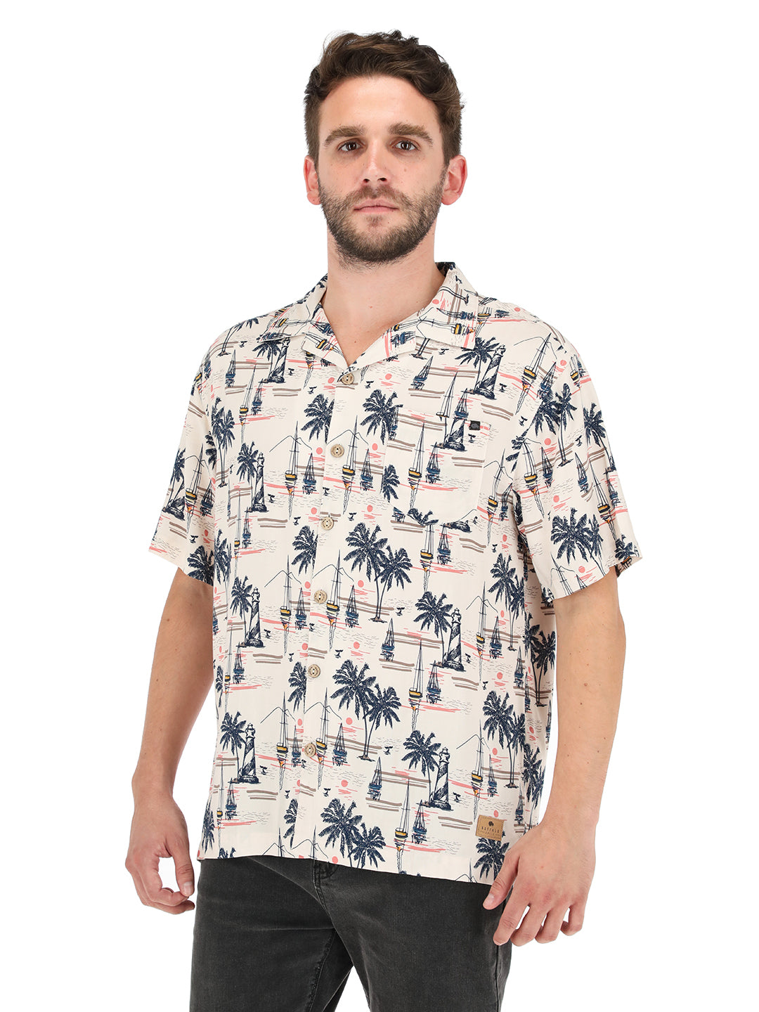 Guayabera Hombre - Beige / S