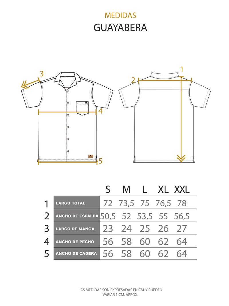 Última imagen de Guayabera Hombre