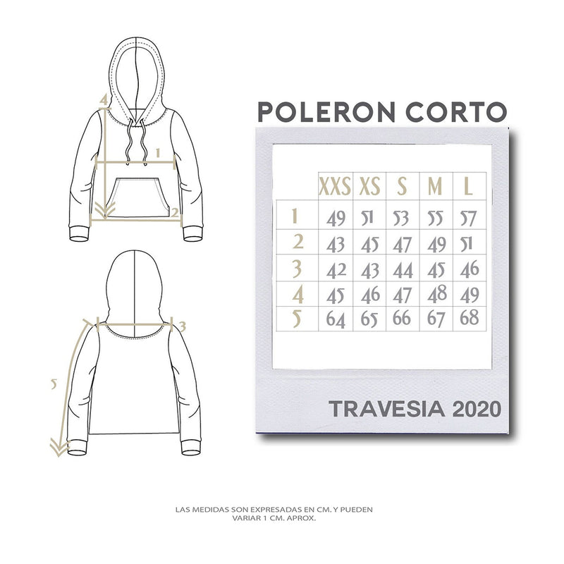 Última imagen de Hoodie Corto Mujer