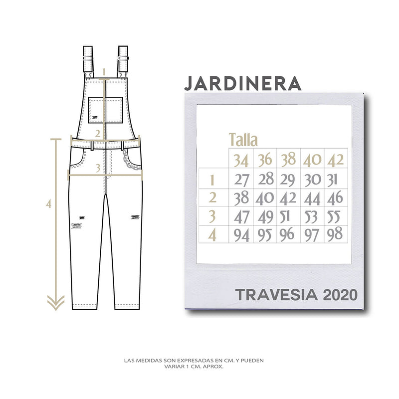 Última imagen de Jardinera Jeans Mujer