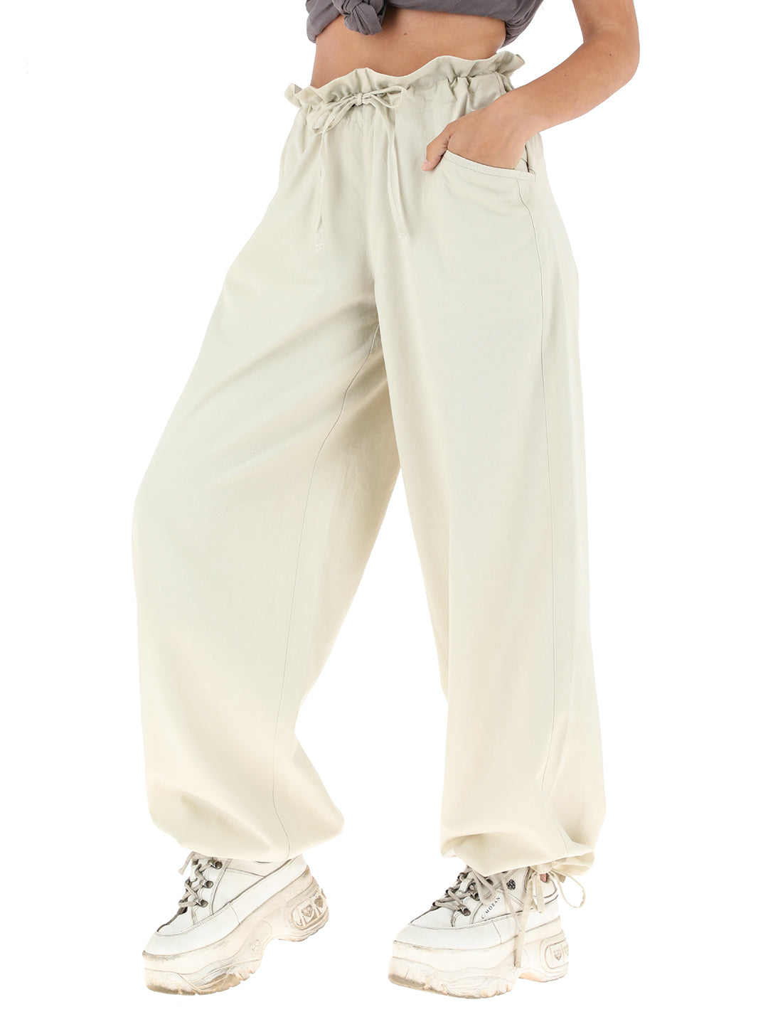 Pantalon Ameba Mujer - Beige