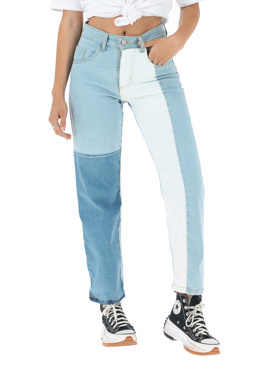 Pantalon Bocana Mujer - Celeste