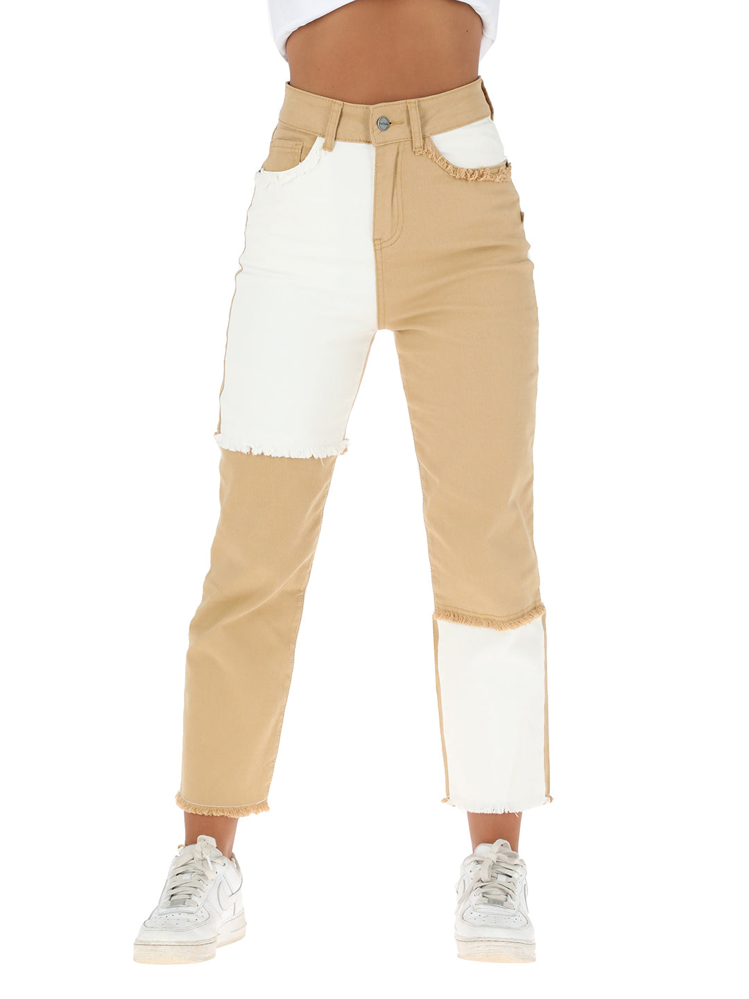 Pantalon Chequen Mujer - Blanco