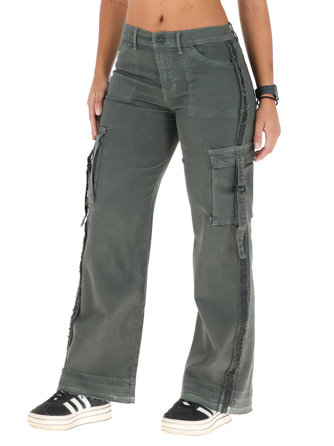 Pantalon Flair Mujer - Gris