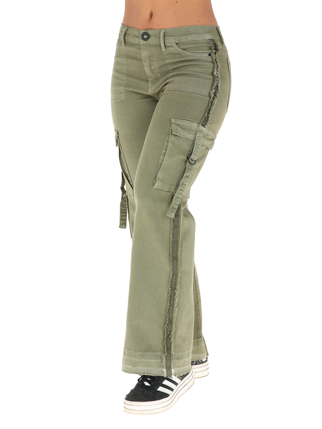 Pantalon Flair Mujer - Verde