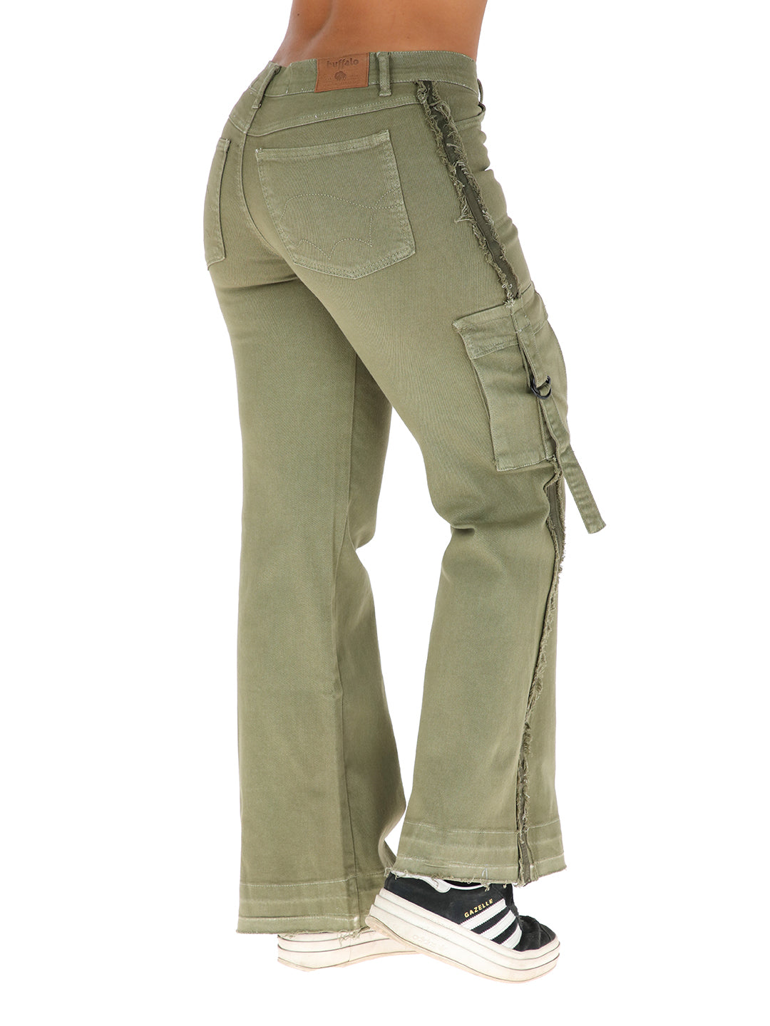 Pantalon Flair Mujer - Verde