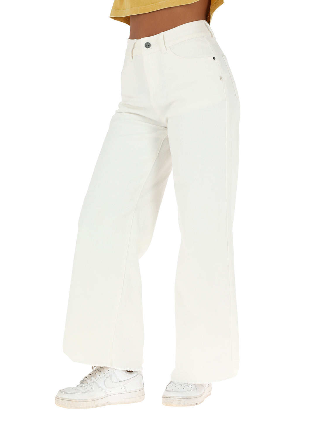 Pantalon Tallu Mujer - Blanco