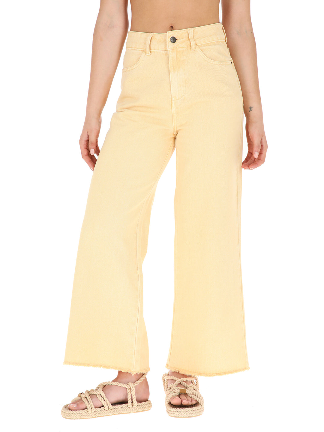 Pantalon Toromiro Mujer - Amarillo