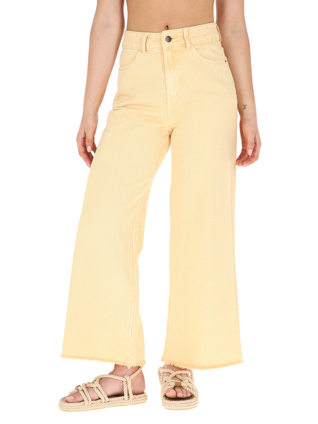 Pantalon Toromiro Mujer - Amarillo