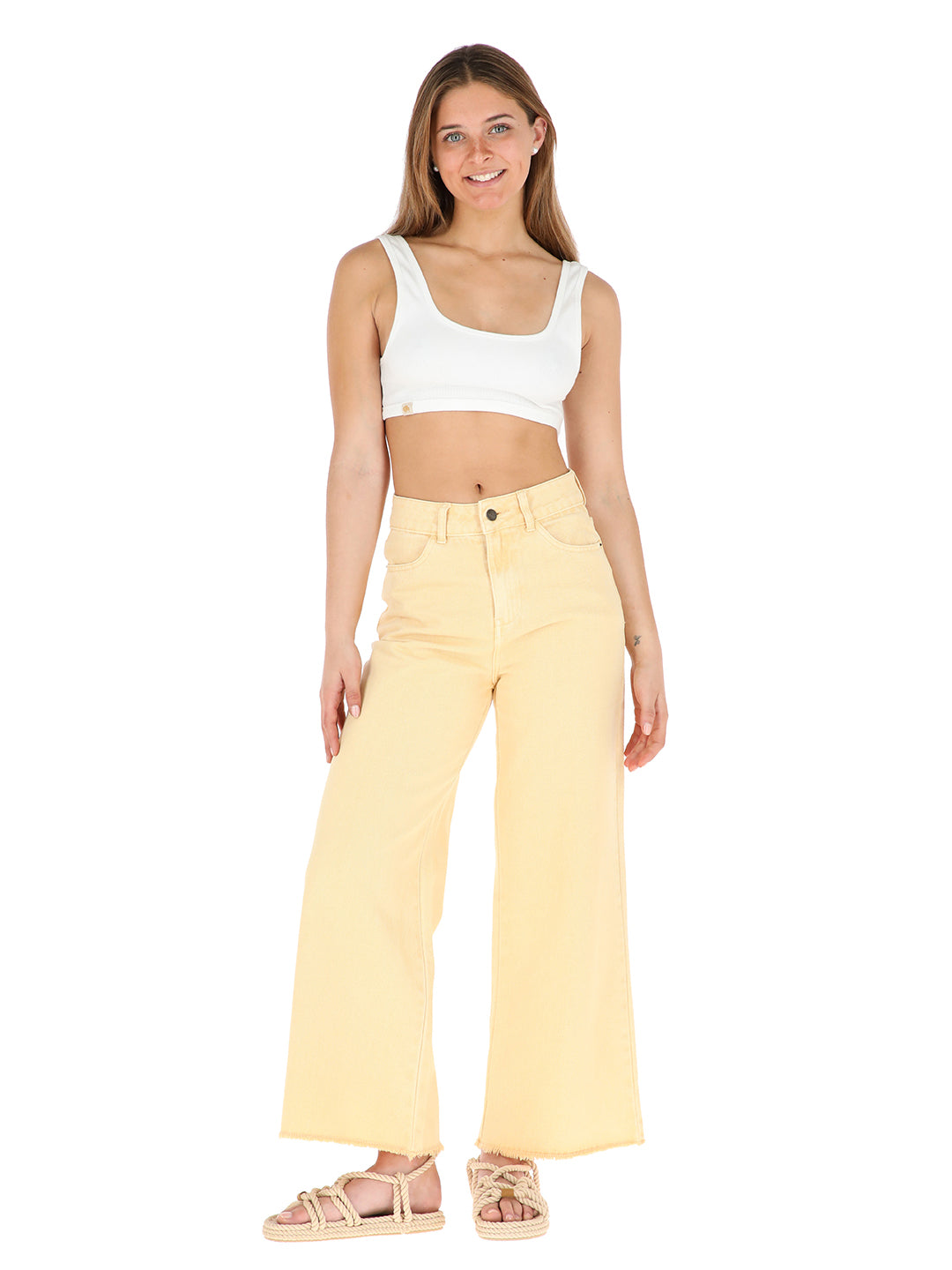 Pantalon Toromiro Mujer - Amarillo