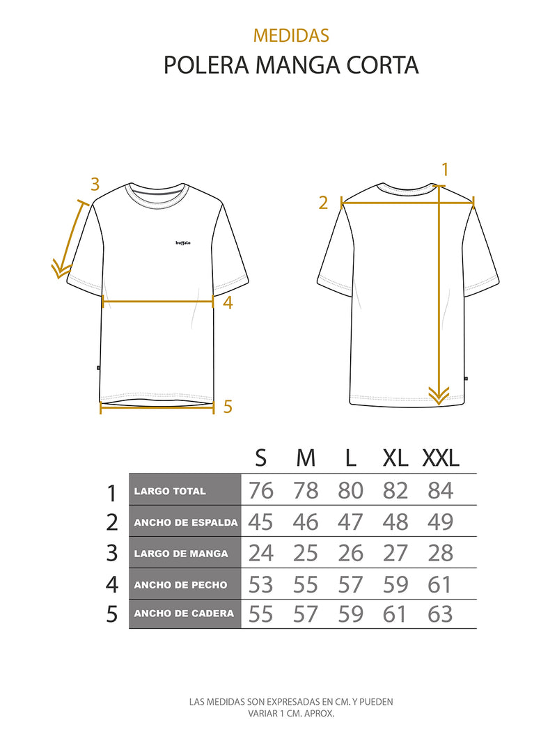 Última imagen de Polera Buffee Hombre