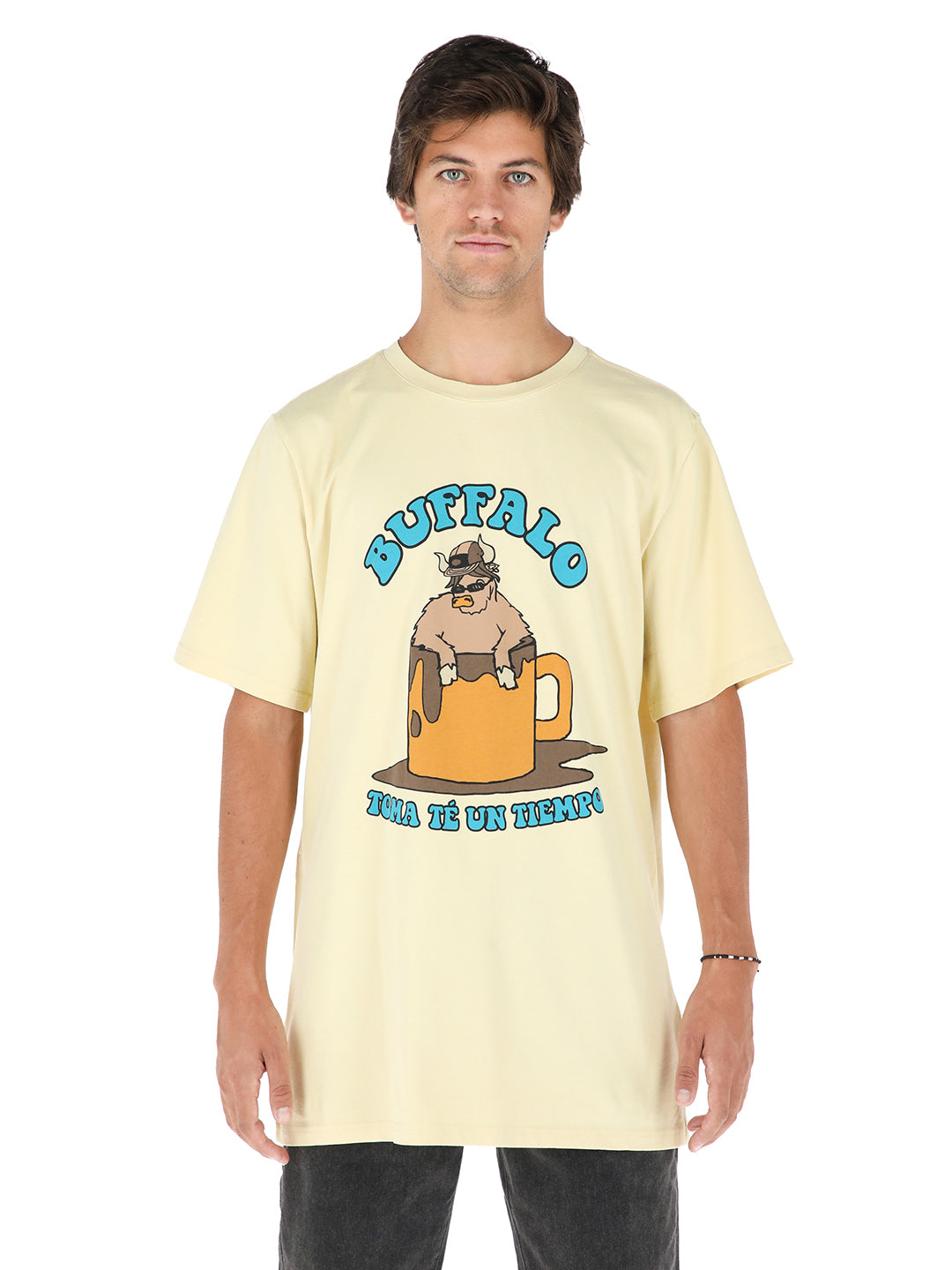 Polera Buffee Hombre - Amarillo / S