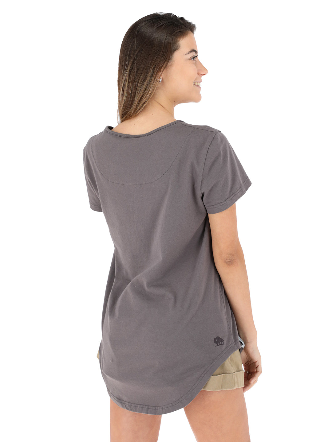 Polera Cliso Picuda Mujer - Gris