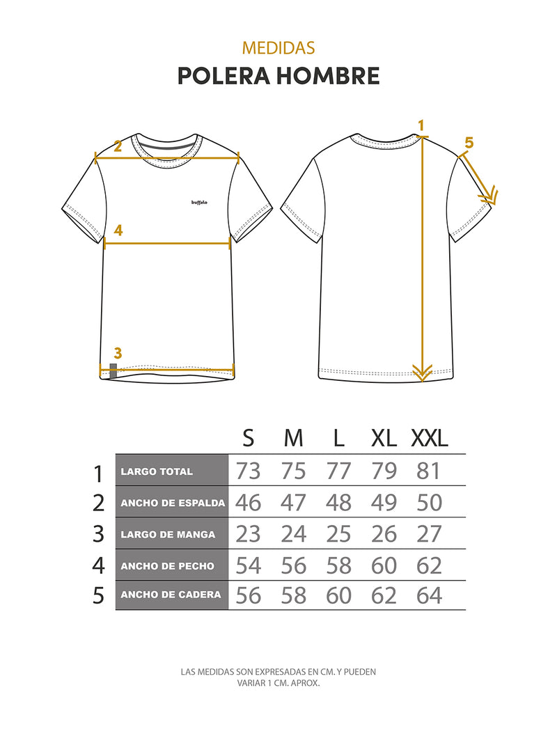 Última imagen de Polera Buffalo Panal Hombre