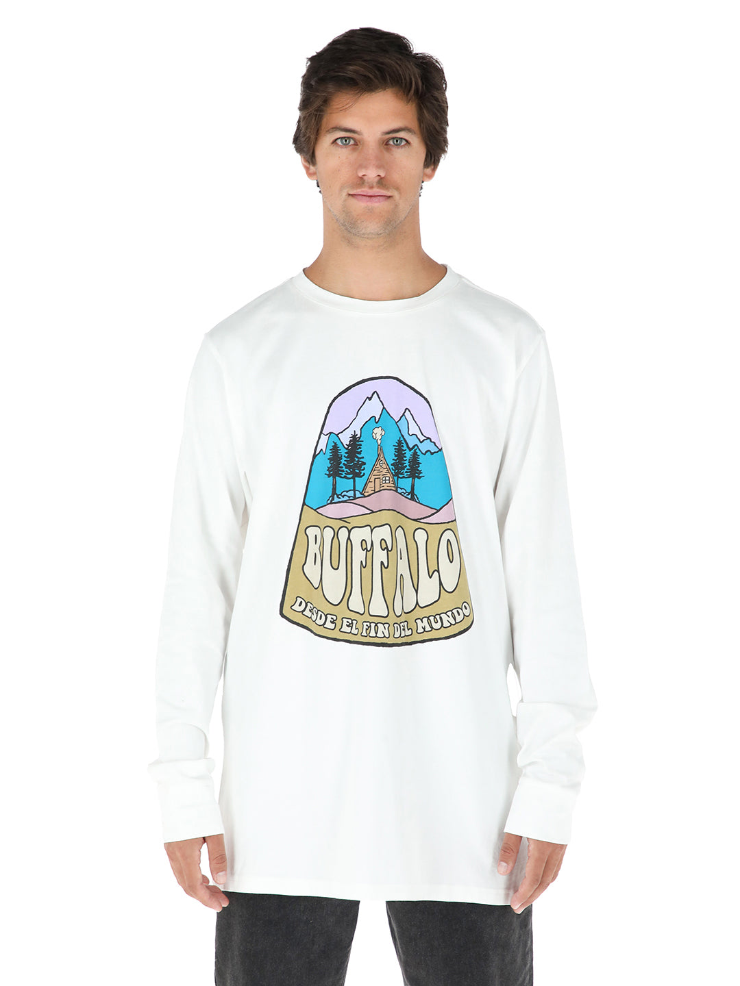 Polera Refugio Hombre - Blanco / S