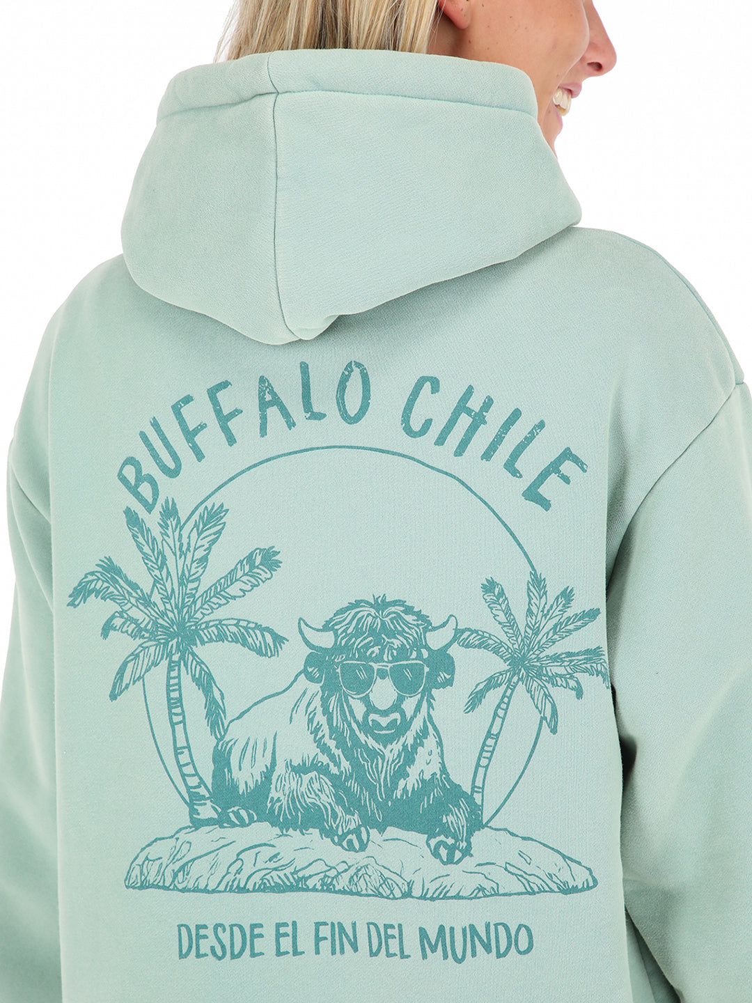 Poleron Aurum Mujer - Celeste