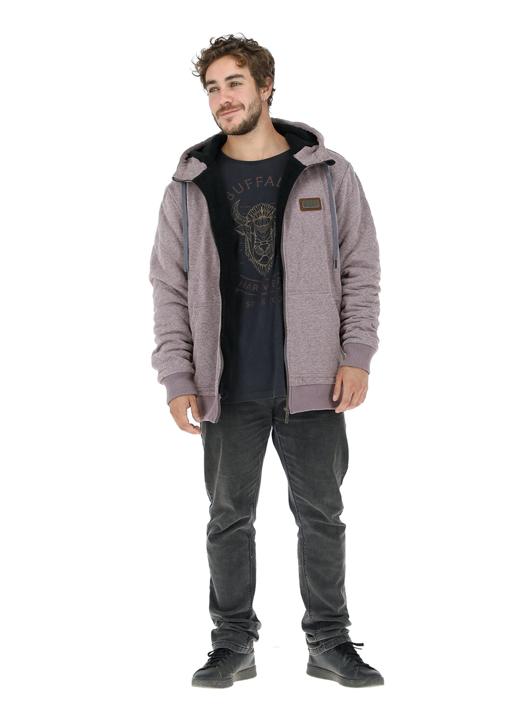 Poleron Chiporro Hombre - Burdeo