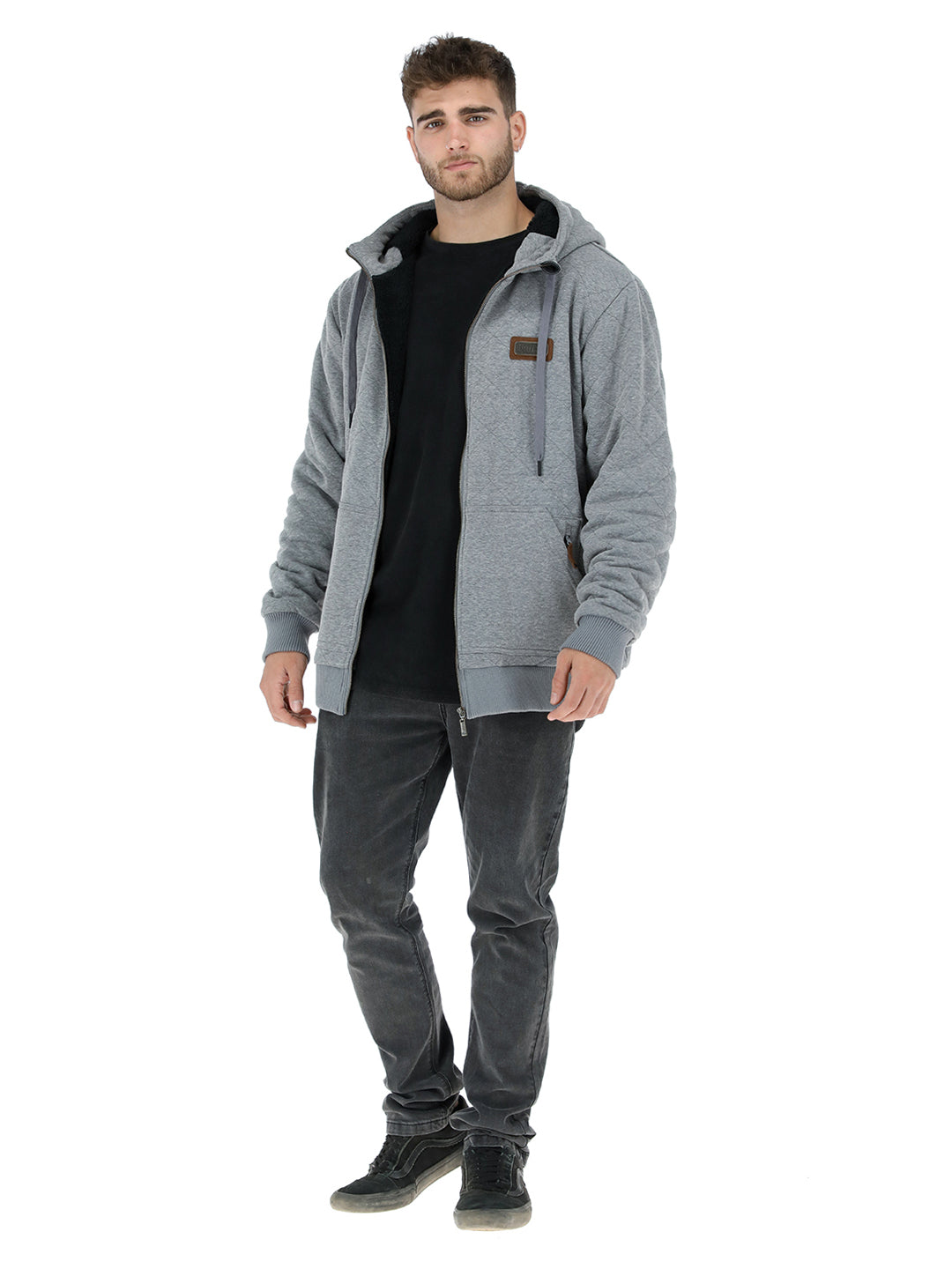 Poleron Chiporro Hombre - Gris