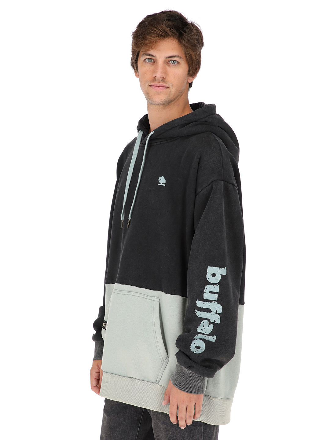 Poleron Fusca Hombre - Negro / S